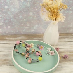 Bracelet souple Jardin Secret – Élégance printanière et confort ajustable