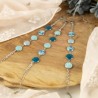 Les trois bracelets "Reflets de Bleu", une palette chic et apaisante à votre poignet