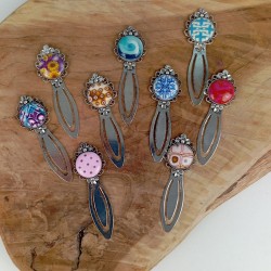 marques pages avec cabochons fait main