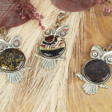 les 3 modèles de hibou côte à côte