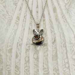 Pendentif Hibou Éclats Baroques – Trois modèles uniques et personnalisables