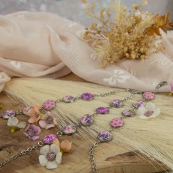 Bracelet 5 sertis Velours Mist – Cabochons uniques & création artisanale